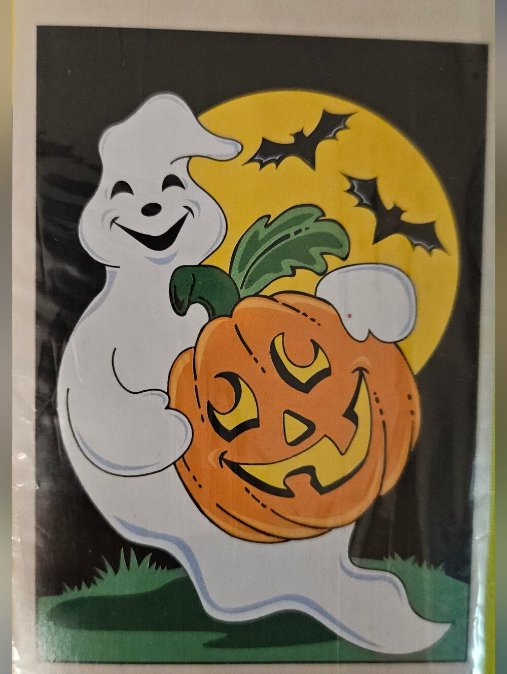 Halloween Giggley Ghoul Large Size Pole Flag